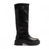 Europeon Union Women Black Leather Boot #3438